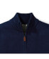 ფოტო #2 პროდუქტის Men's Half Zip Pullover Sweater in Organic Cotton