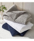 Фото #3 товара Micro Cotton Sculpted Tonal Tile Bath Towel, 30" x 56", Created for Macy's