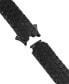 ფოტო #2 პროდუქტის Men's Hexagon Honeycomb Textured Link Bracelet in Black-Ion Plated Stainless Steel