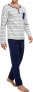Фото #10 товара Men’s Long Pyjamas - 100% Cotton Pyjamas - Soft & Comfortable - 2-Piece Sleepwear with Buttons - Classic Checked Lougewear