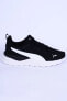 371128-02 Anzarun Lite Fileli Rahat Ortopedik Taban Esnek Siyah Günlük Kadın Spor Ayakkabı