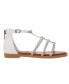 Фото #2 товара Big Girl's Fashion Sandal with Micro Stone Strappy Upper Glass stones/Polyester Sandals