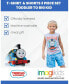 ფოტო #2 პროდუქტის Tank Engine Boys 3 Piece Outfit Set: T-Shirt Tank Top Shorts - Toddler|Child