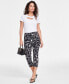 Фото #1 товара Women's Printed Capri Pants, Created for Macy's