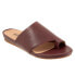 Фото #2 товара Softwalk Corsica S2002-668 Womens Burgundy Wide Leather Slides Sandals Shoes 6