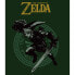 Фото #3 товара Футболка с коротким рукавом The Legend of Zelda Link Pose Зеленый Унисекс