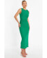 ფოტო #3 პროდუქტის Women's Mesh Ruched Bodycon Maxi Dress