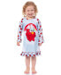 ფოტო #3 პროდუქტის Toddler Girls Sweet Dreams Elmo Rainbow Sleep Pajama Dress Nightgown