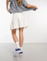 Dickies elizaville pleated skirt in off white