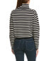 Фото #2 товара Theory Cropped Felted Wool & Cashmere-Blend Pullover Women's Blue L