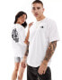 The North Face backprint circle logo t-shirt in white