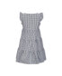 Фото #20 товара Women's Organic Cotton Flutter Sleeve Short Tiered Dress