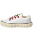 Lanvin Baskets Basses Curbies Canvas Sneaker Men's White 40