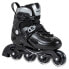 Роликовые коньки POWERSLIDE Khaan NXT Verstellbare Jugend-Inlineskates Черно-серебристый, EU 39-42 - фото #1