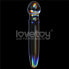 Фото #2 товара Glow in the Dark Glass Dildo Twilight Gleam Prism Glass