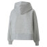 Фото #2 товара Puma Classics Oversized FullZip Hoodie Womens Grey Casual Outerwear 67174504