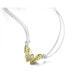 Фото #3 товара 14K Gold Plated Cubic Zirconia Butterfly Moth Pendant Necklace