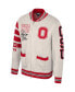 ფოტო #2 პროდუქტის Men's and Women's Cream Ohio State Buckeyes Jacquard Full-Zip Sweater