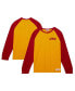 ფოტო #1 პროდუქტის Men's Gold USC Trojans Legendary Slub Raglan Long Sleeve T-shirt