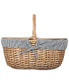 Фото #5 товара Country Navy & White Striped Picnic Basket