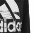 Толстовка без капюшона детская Adidas Sweat Logo Чёрный