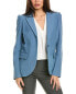 Фото #1 товара Badgley Mischka Denim Puff Sleeve Blazer Women's