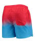 Фото #2 товара Men's Light Blue Houston Oilers Gridiron Classics Retro Dip-Dye Swim Shorts