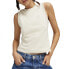 Фото #3 товара Puma Infuse Slim Crew Neck Tank Top Womens Off White Casual Athletic 62430887