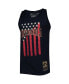 Фото #4 товара Men's Navy Washington Nationals Cooperstown Collection Stars and Stripes Tank Top