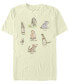 Фото #1 товара Men's Winnie Poster Short Sleeve T-Shirt