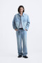 Фото #1 товара Куртка джинсовая облегающего кроя ZARA