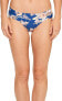 Фото #1 товара Seafolly 168585 Womens Ruched Side Bikini Bottom Swimwear French Blue Size 6