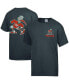 Men's Charcoal Miami Hurricanes Vintage-like Logo T-Shirt