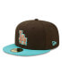 Фото #3 товара Men's Brown, Mint Los Angeles Dodgers Walnut Mint 59FIFTY Fitted Hat