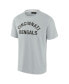 Фото #3 товара Men's and Women's Gray Cincinnati Bengals Super Soft Short Sleeve T-shirt