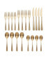 Фото #1 товара Kenbrook Champagne Tumbled 20 Piece Everyday Flatware Set, Service For 4