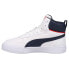 Фото #3 товара Puma Caven Mid Lace Up Mens White Sneakers Casual Shoes 38584303