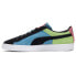 Фото #6 товара Puma Suede Classix Fly Lace Up Mens Black, Blue, Pink, White Sneakers Casual Sh