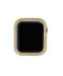 Фото #3 товара Ремешок для часов Anne Klein Gold-Tone Alloy Bumper с прозрачными кристаллами для Apple Watch 45 мм