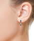 ფოტო #2 პროდუქტის EFFY® Multi-Gemstone (1-7/8 ct. t.w.) & Diamond (1/8 ct. t.w.) Leverback Earrings in 14k Gold