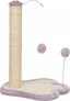 Фото #3 товара Trixie Drapak stojący ze słupkiem Junior, 40 × 50 × 38 cm, liliowy/naturalny