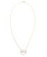 Фото #2 товара Macy's diamond Accent Gold-plated Mom Heart Pendant Necklace