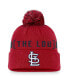 Men's Red St. Louis Cardinals Hometown Peak Cuffed Knit Hat with Pom