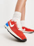 Nike Waffle One vintage trainers in red and photo blue