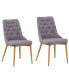 Фото #1 товара Jacobsen Upholstered Mid Century Side Chairs, Set of 2