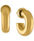 ფოტო #2 პროდუქტის 18k Gold-Plated Small C-Hoop Earrings, 0.78"