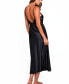Фото #2 товара Women's Victoria Long Satin Lingerie Gown with Low Back