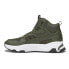 Фото #5 товара Puma Trinity Mid Hybrid Lace Up Mens Green Sneakers Casual Shoes 39232702