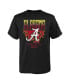 ფოტო #1 პროდუქტის Big Boys Black Alabama Crimson Tide The Legend T-shirt