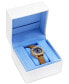 ფოტო #6 პროდუქტის Women's Jane Brown Leather Strap Watch 35mm